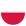 Drapeau circulaire de la Pologne