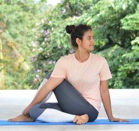 Ardha Matsyendrasana (Sitting Half Spinal Twist)