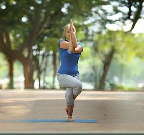 Garudasana eagle pose yoga