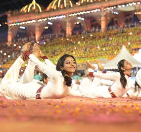 Yoga - Dhanurasan - WCF Delhi 2016