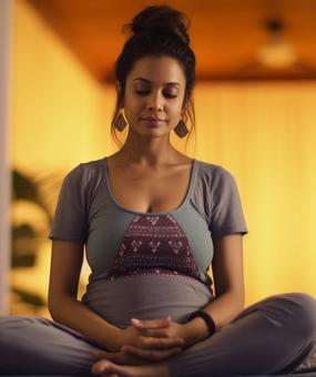 prenatal yoga women